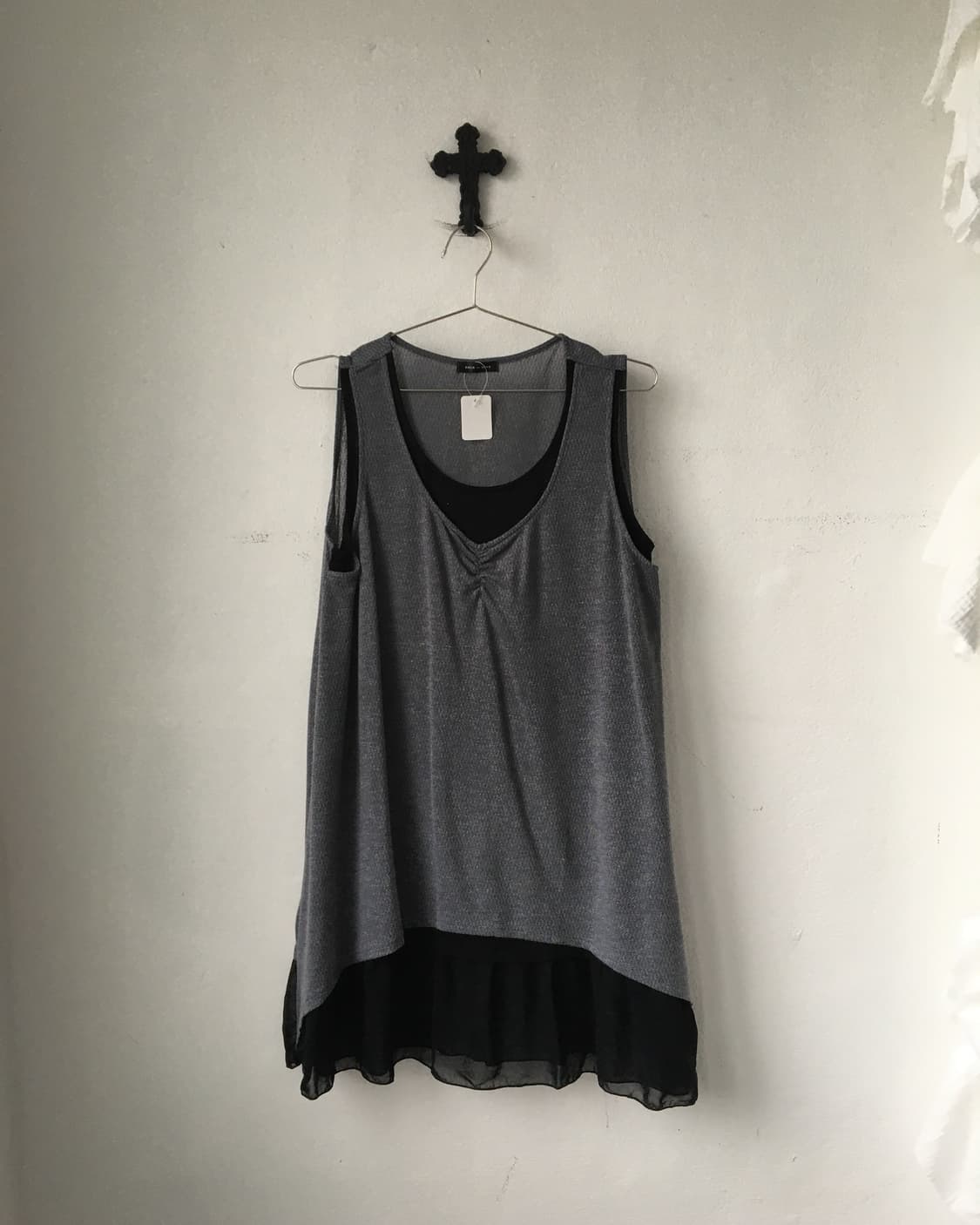 Layered point sleeveless onepiece 상품이미지2