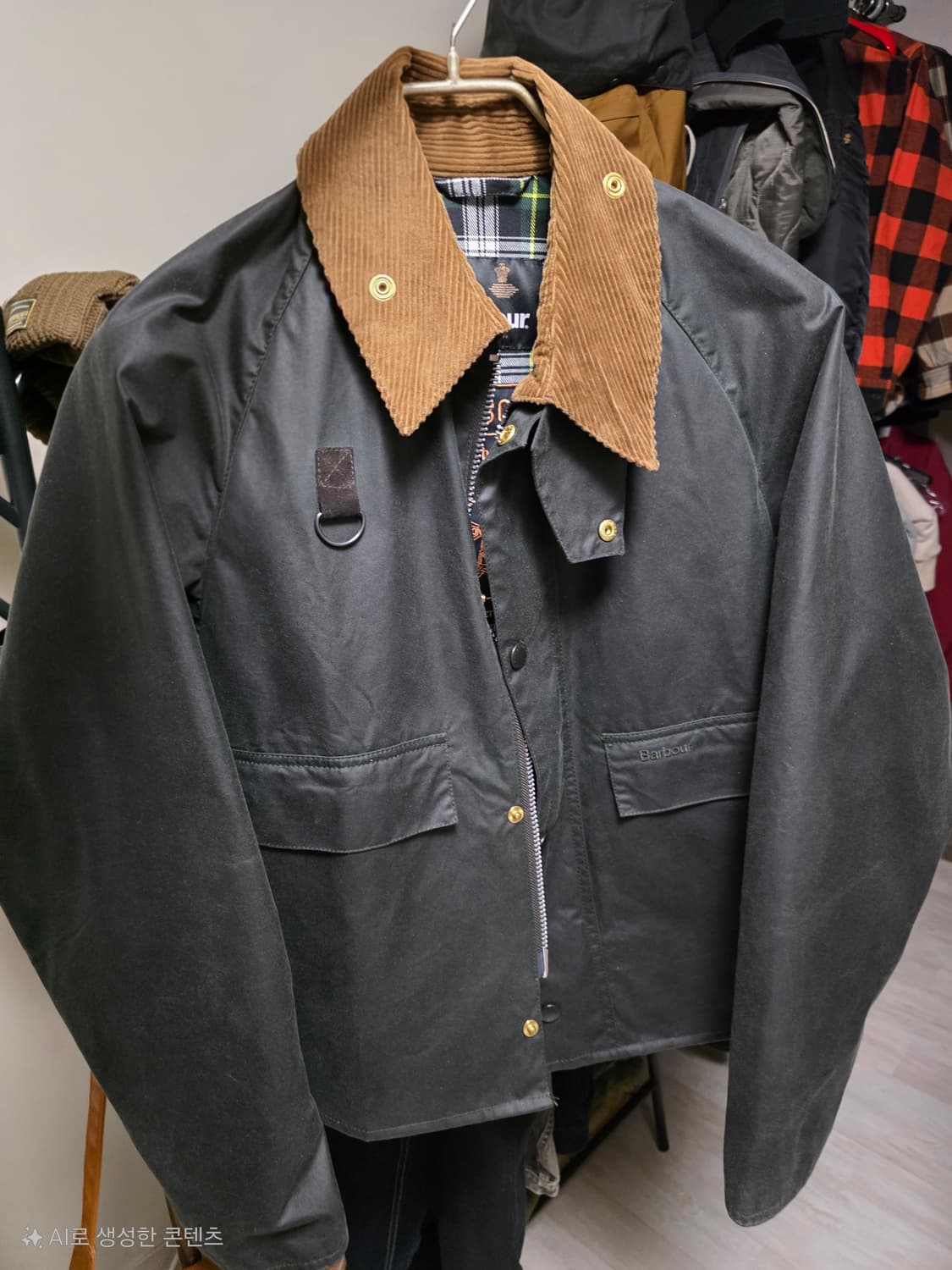 바버 스페이 130주년모델 XL사이즈 판매합니다(+모자 포함) 상품이미지1