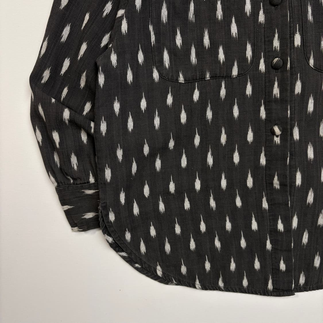 [L] Vintage HANDWOVENS pattern shirt 상품이미지4