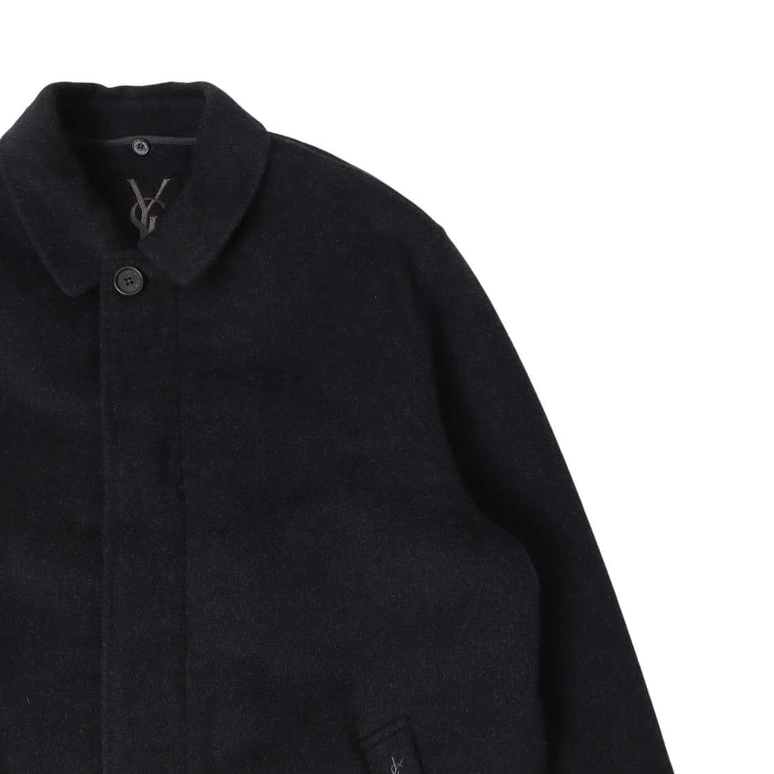 입생로랑 뿌르옴므 캐시미어 블렌드 하프 코트 상품이미지2