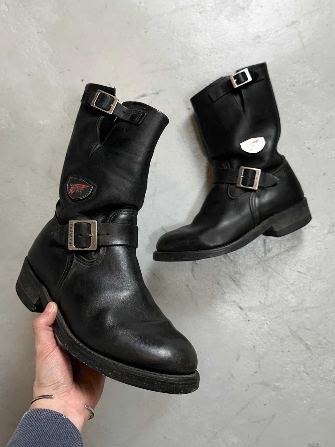 OG USA Made 레드윙 968 엔지니어 부츠 상품이미지1