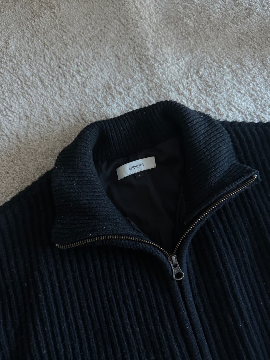 아모멘토 풀니들 집업 블루종 상품이미지3