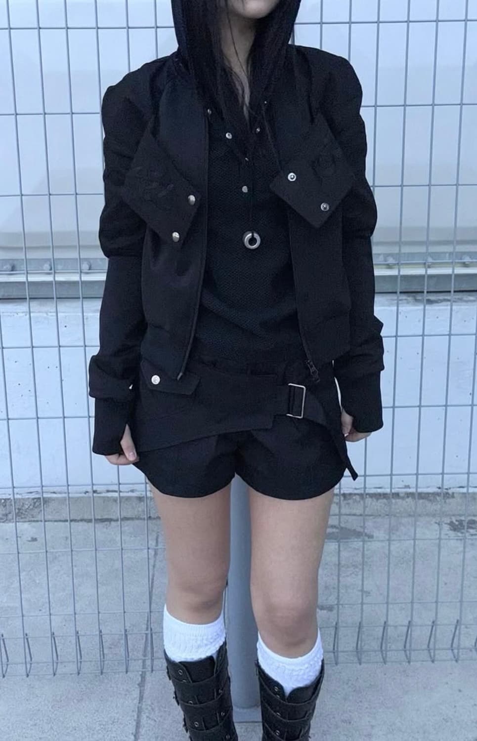 0104 FLAP EMBROIDERY JERSEY 져지 집업 상품이미지3