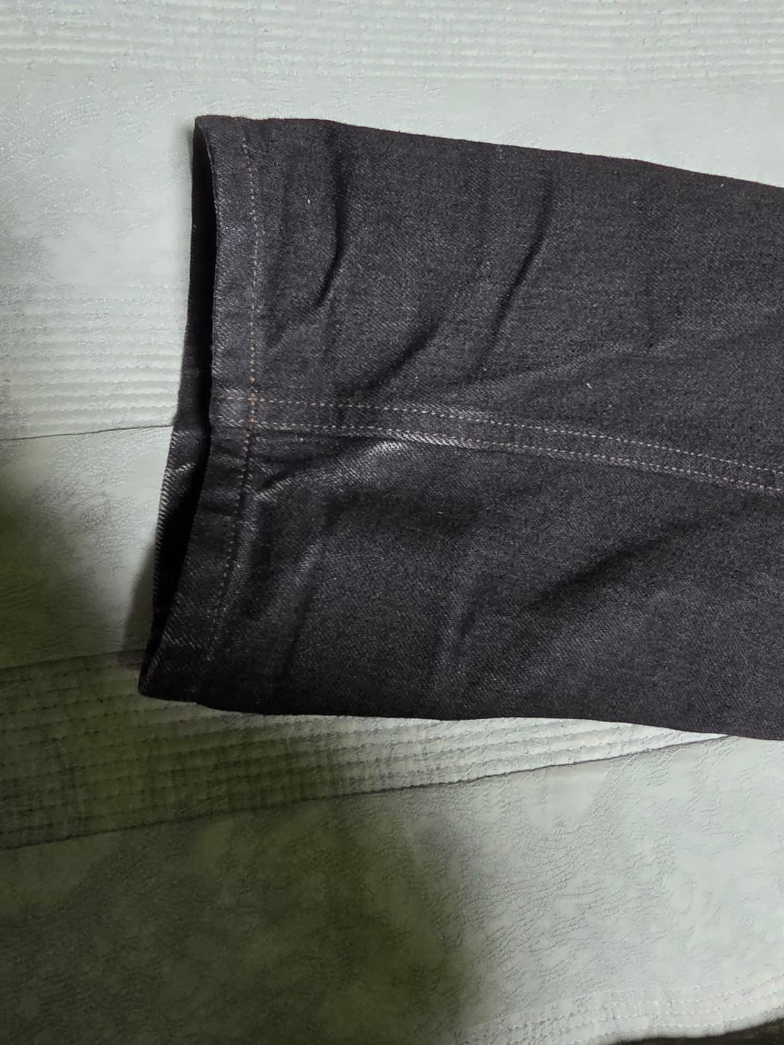 시오타 5포켓 베기 블랙 데님 판매합니다. 상품이미지5