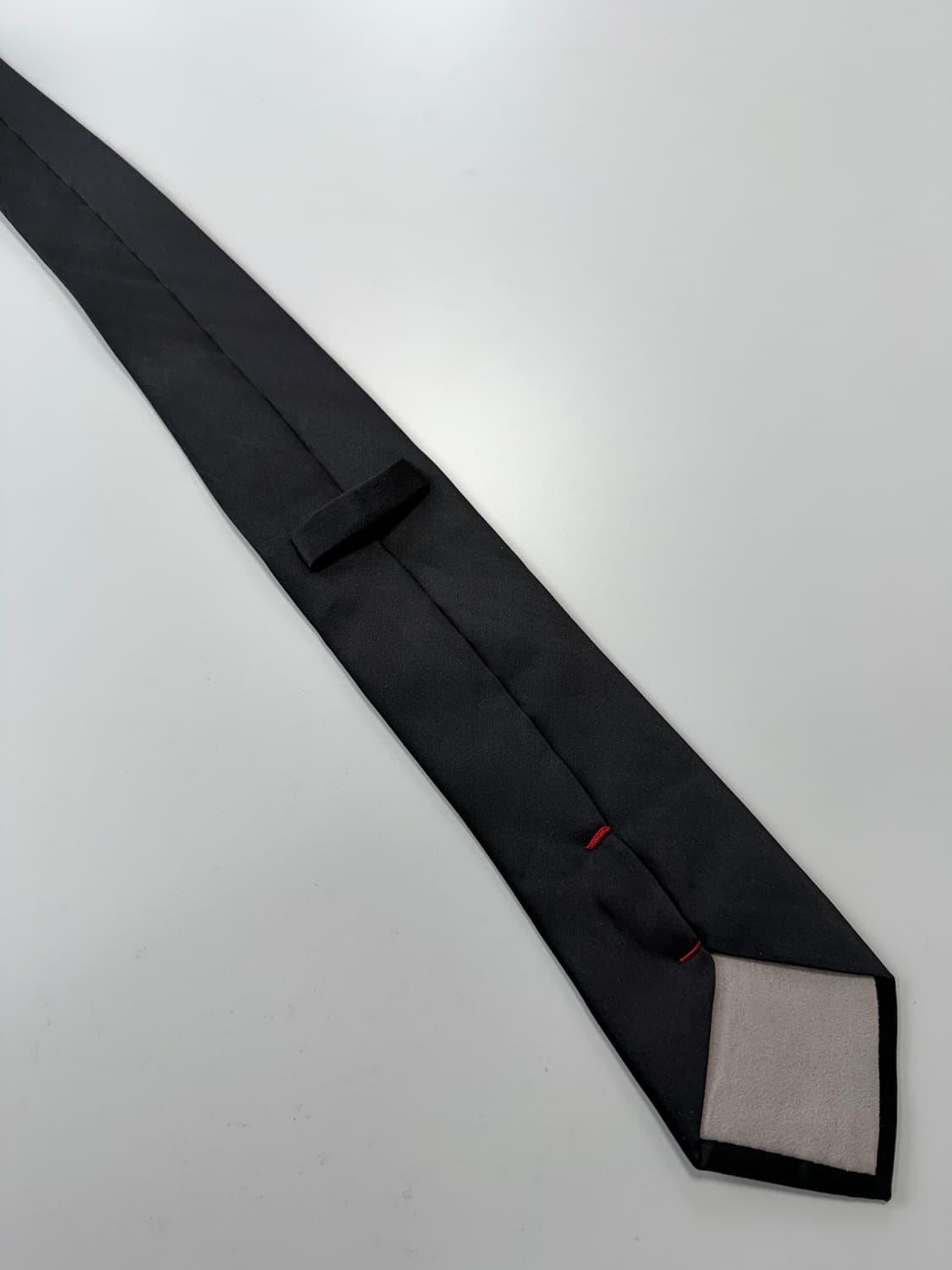 블랙 실크 혼방 넥타이 8cm 상품이미지3