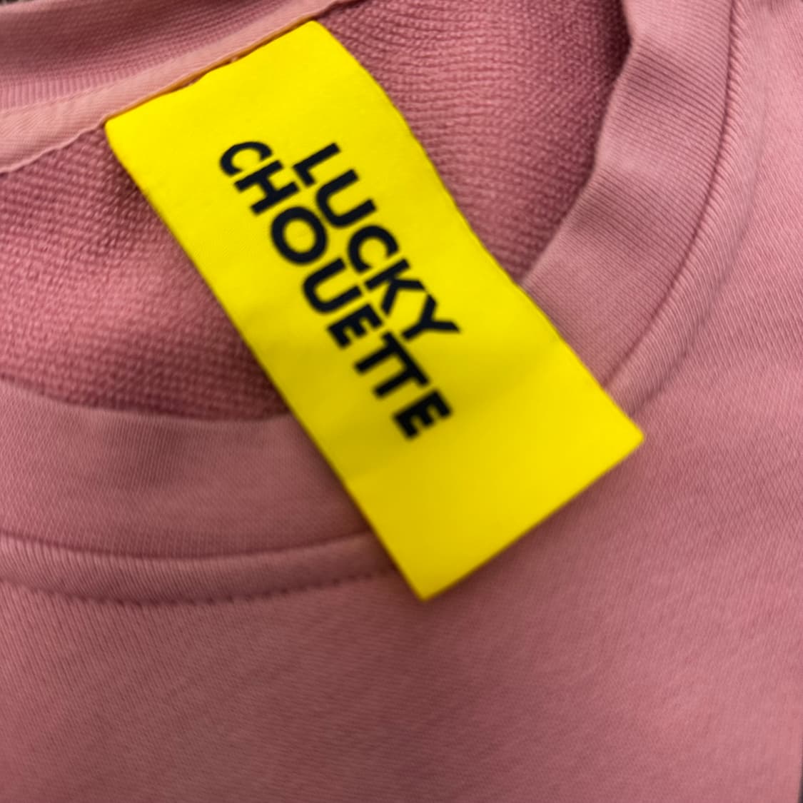 럭키슈에뜨 여성 맨투맨 핑크 36사이즈 상품이미지3