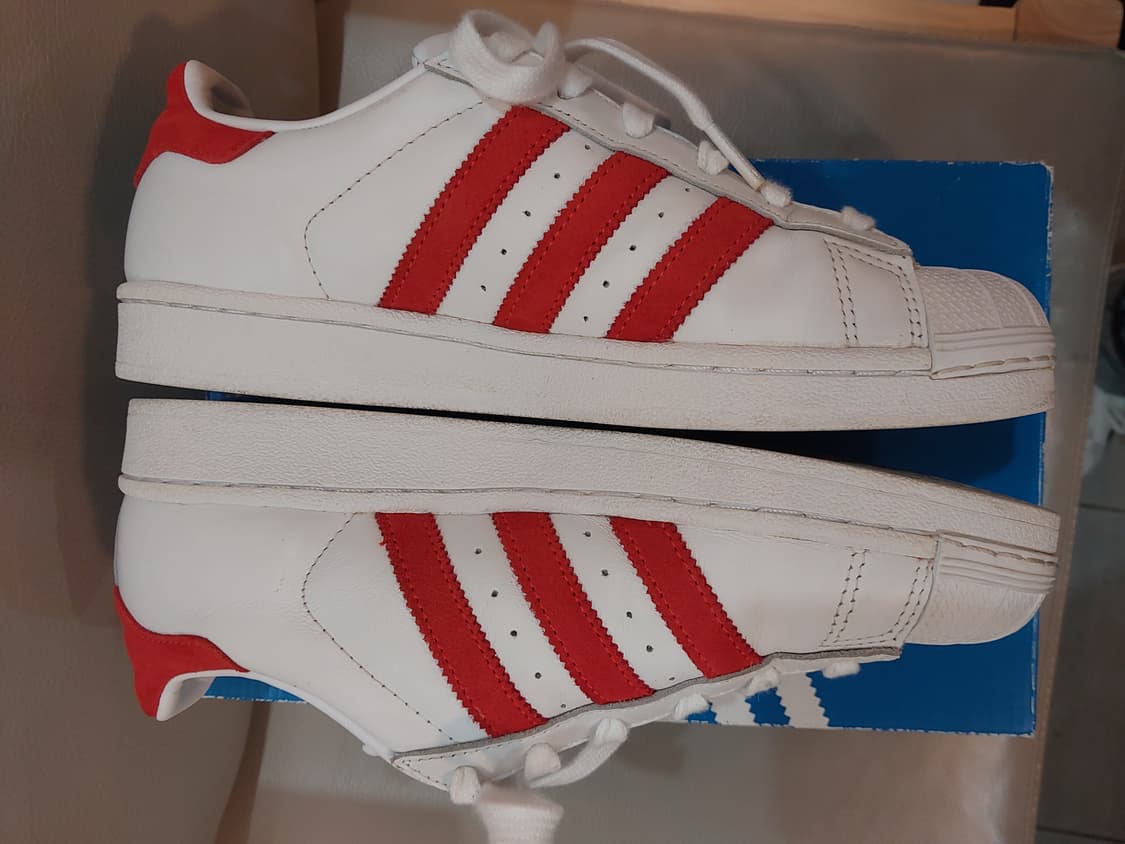 아디다스 슈퍼스타 액티브 레드 색상 남성 245mm 상품이미지4