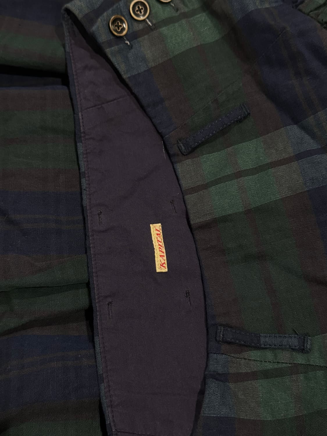 캐피탈 체크그린 아미쉬 가우초 팬츠 상품이미지6