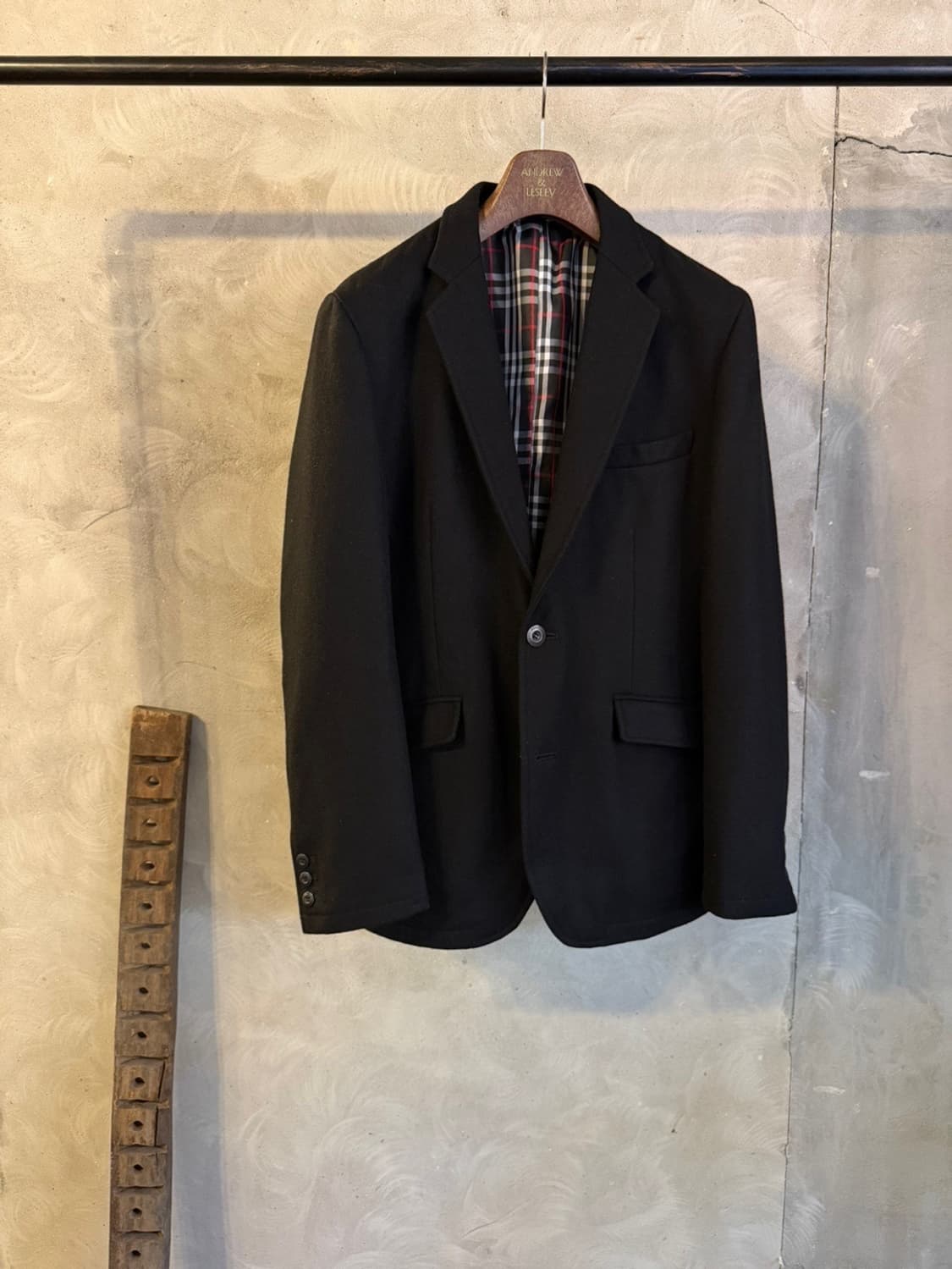 버버리 블랙라벨 플란넬 자켓 100 상품이미지1