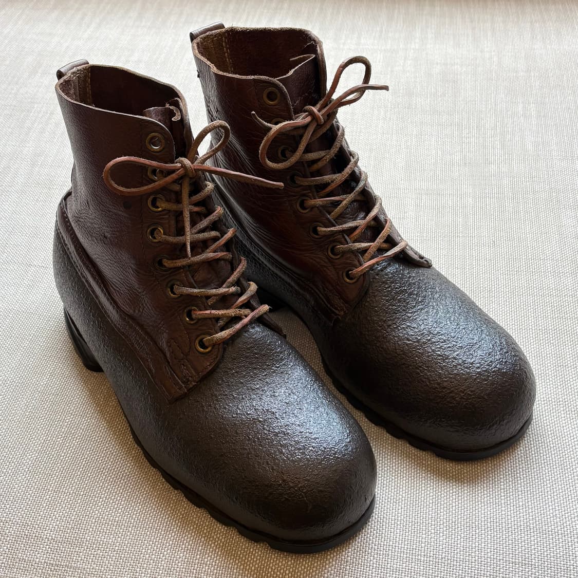 [43B] 40s WWll Swedish Army 컴뱃 부츠 상품이미지1