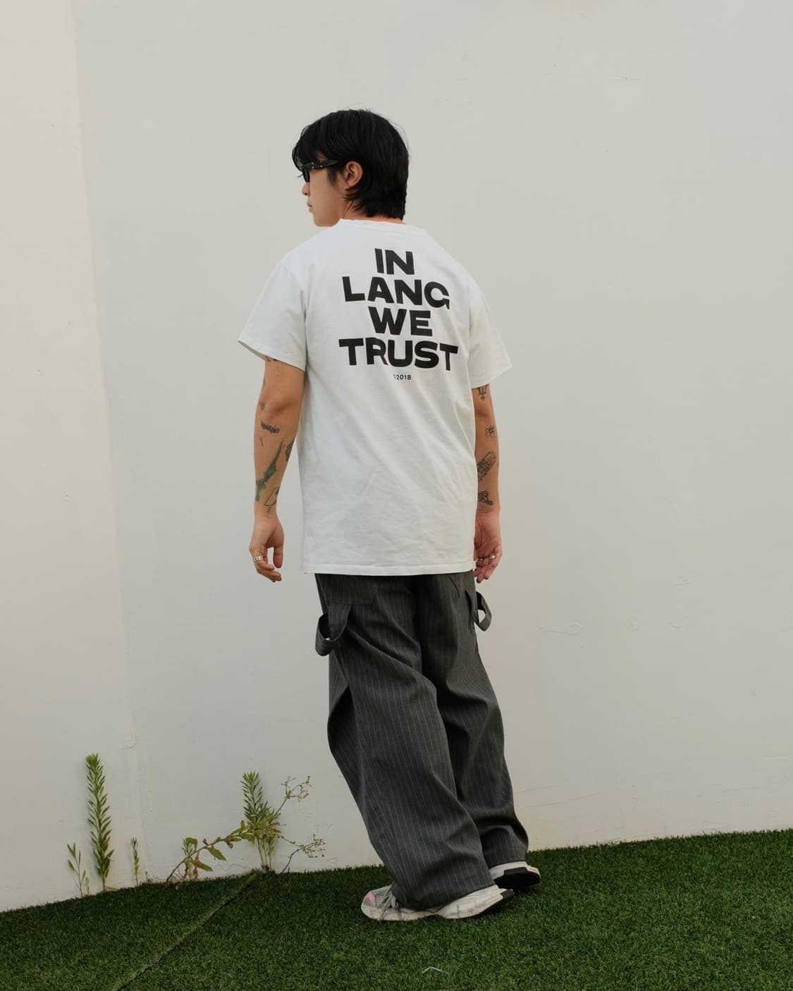헬무트랭 18SS In Lang We Trust 티셔츠 상품이미지9