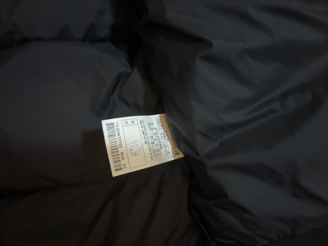 미착용 코오롱 세이신 구스다운 푸퍼패딩 여 95(90가능) 상품이미지6