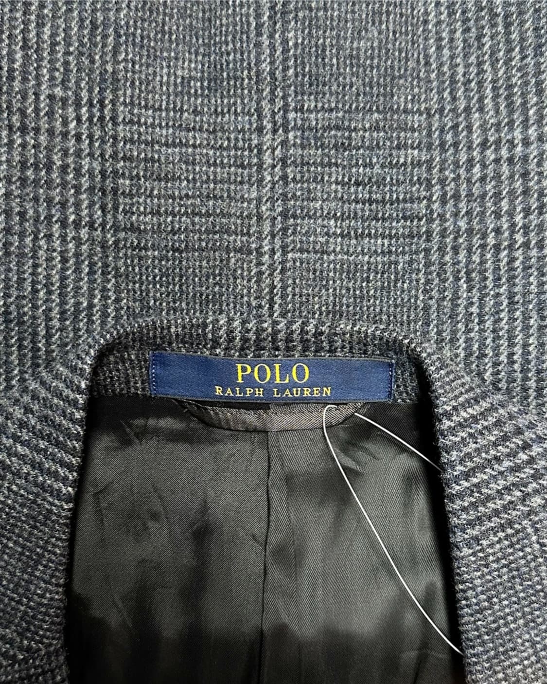 폴로 랄프로렌 울 체크 싱글자켓 상품이미지3