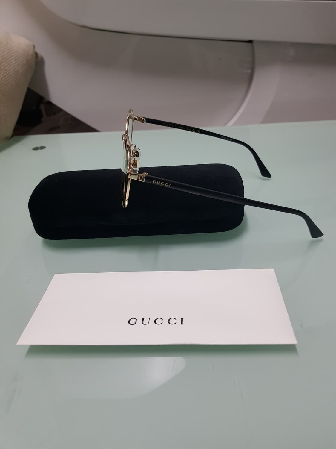 구찌남녀 럭셔리골드안경테(정품 새상품풀구성) 상품이미지4