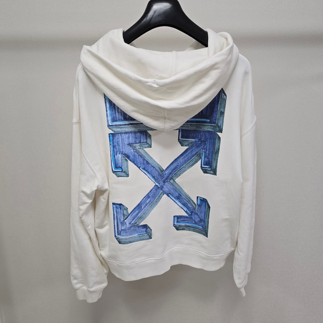 오프화이트 마커 애로우 후드 티셔츠 s사이즈 95 판매 상품이미지1