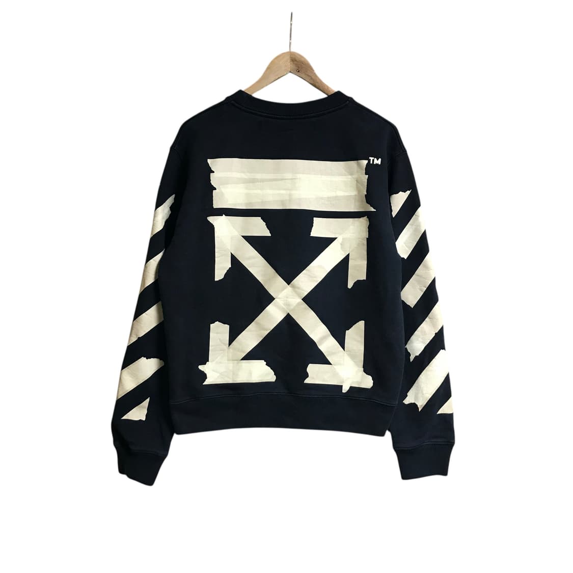 오프화이트 테이프애로우 스웻셔츠 상품이미지1