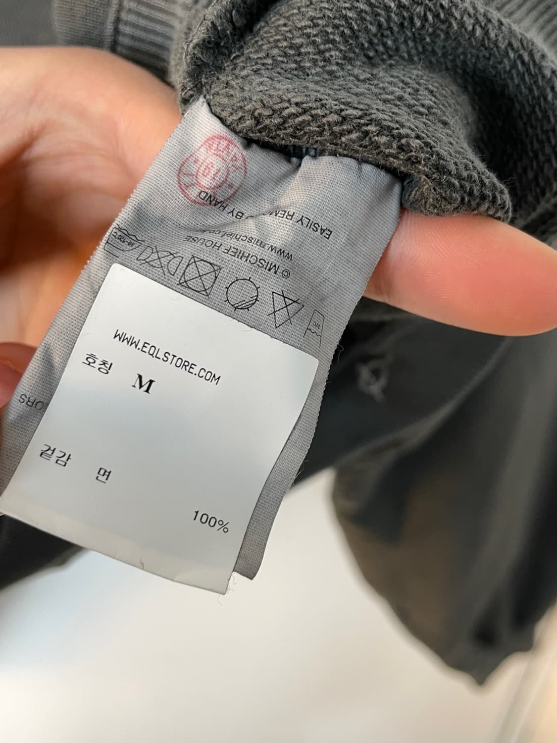 미스치프 사이드 버튼 업 크롭 후드 상품이미지7