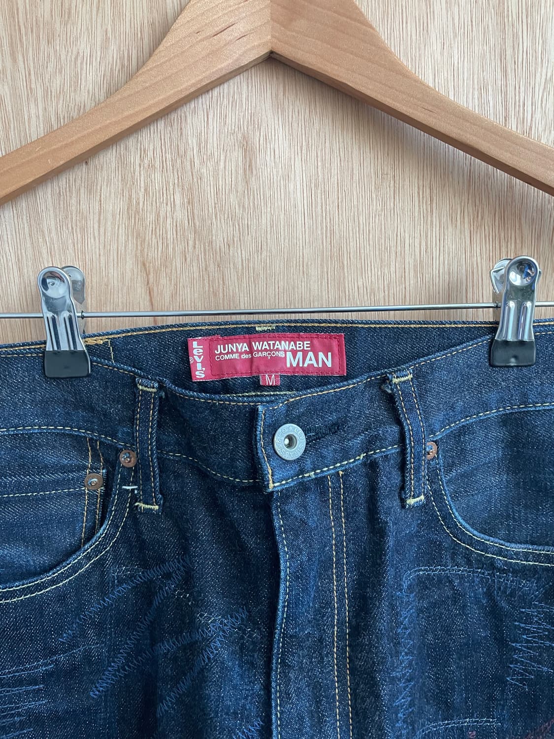 준야와타나베 리바이스 자수 패치 데님 팬츠 상품이미지5