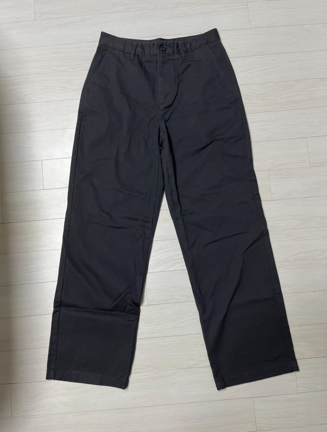 무신사 와이드 치노팬츠 29 [다크그레이] 상품이미지1