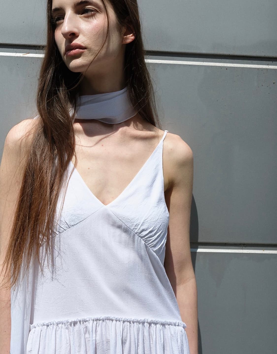 로우타이드 SLEEVELESS SHIRRING DRESS 상품이미지2