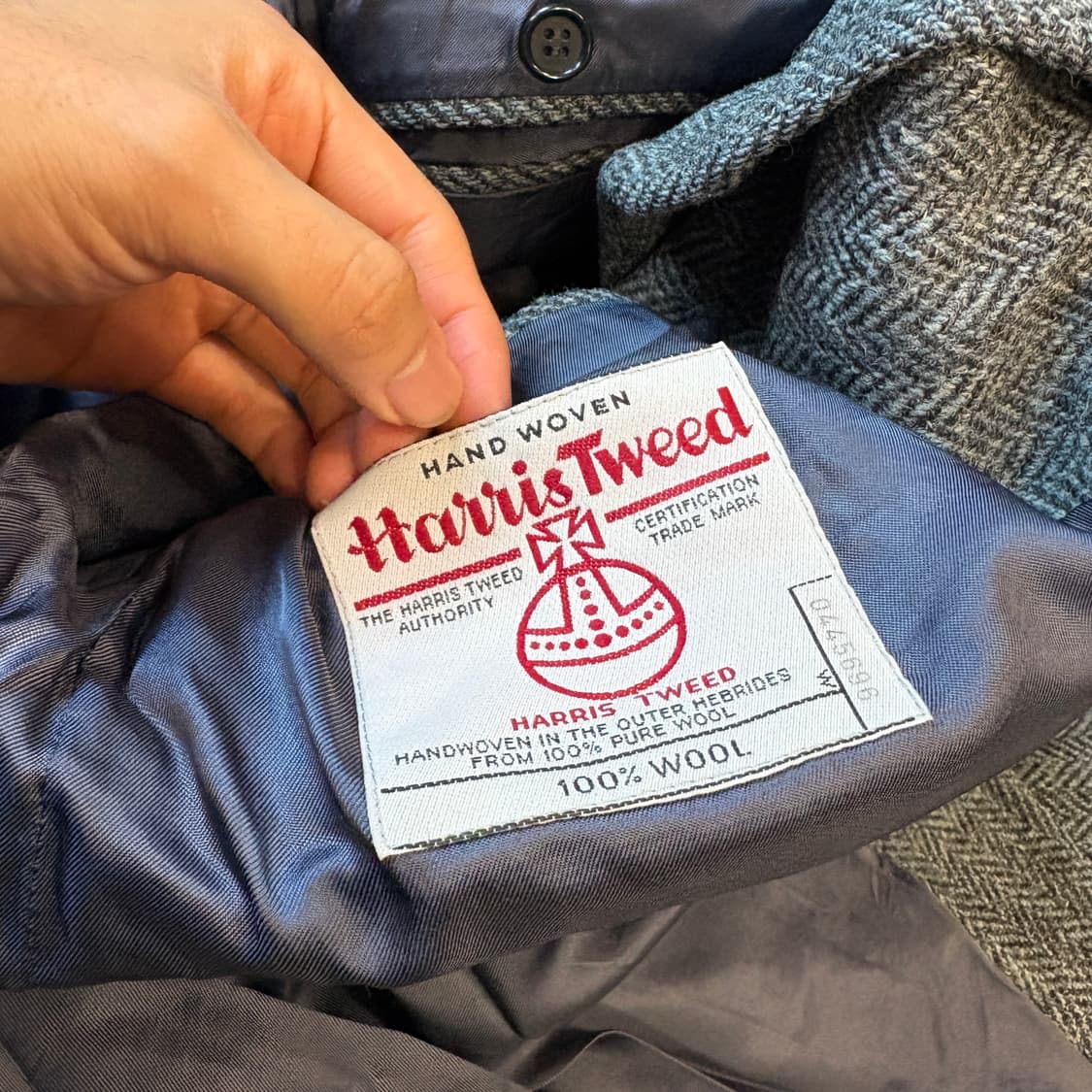 빈티지 해리스트위드 울 자켓  상품이미지10