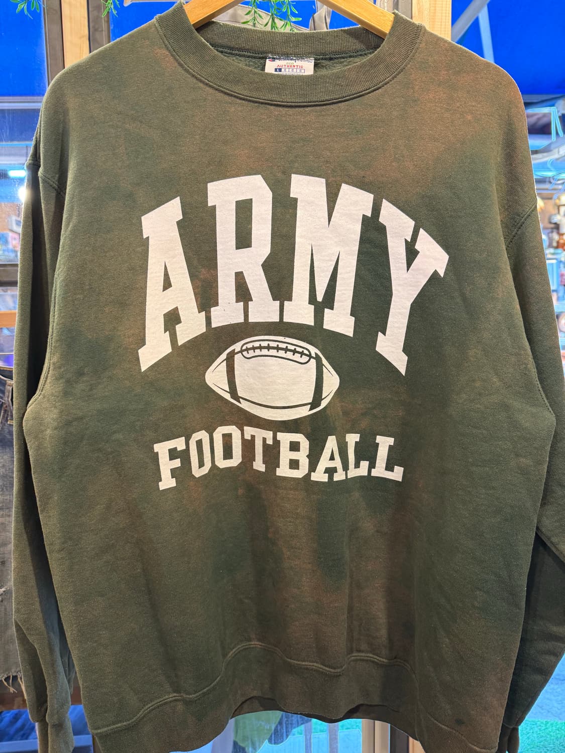 챔피온 아미 풋볼 카키 맨투맨 상품이미지1