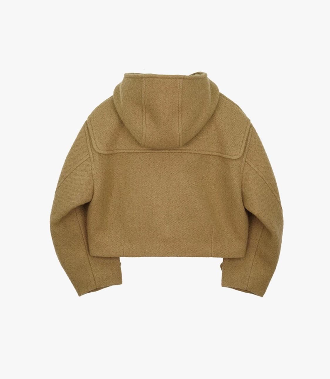 차정원착용:)그로브(GROVE) 크롭 더플 코트-베이지 상품이미지6