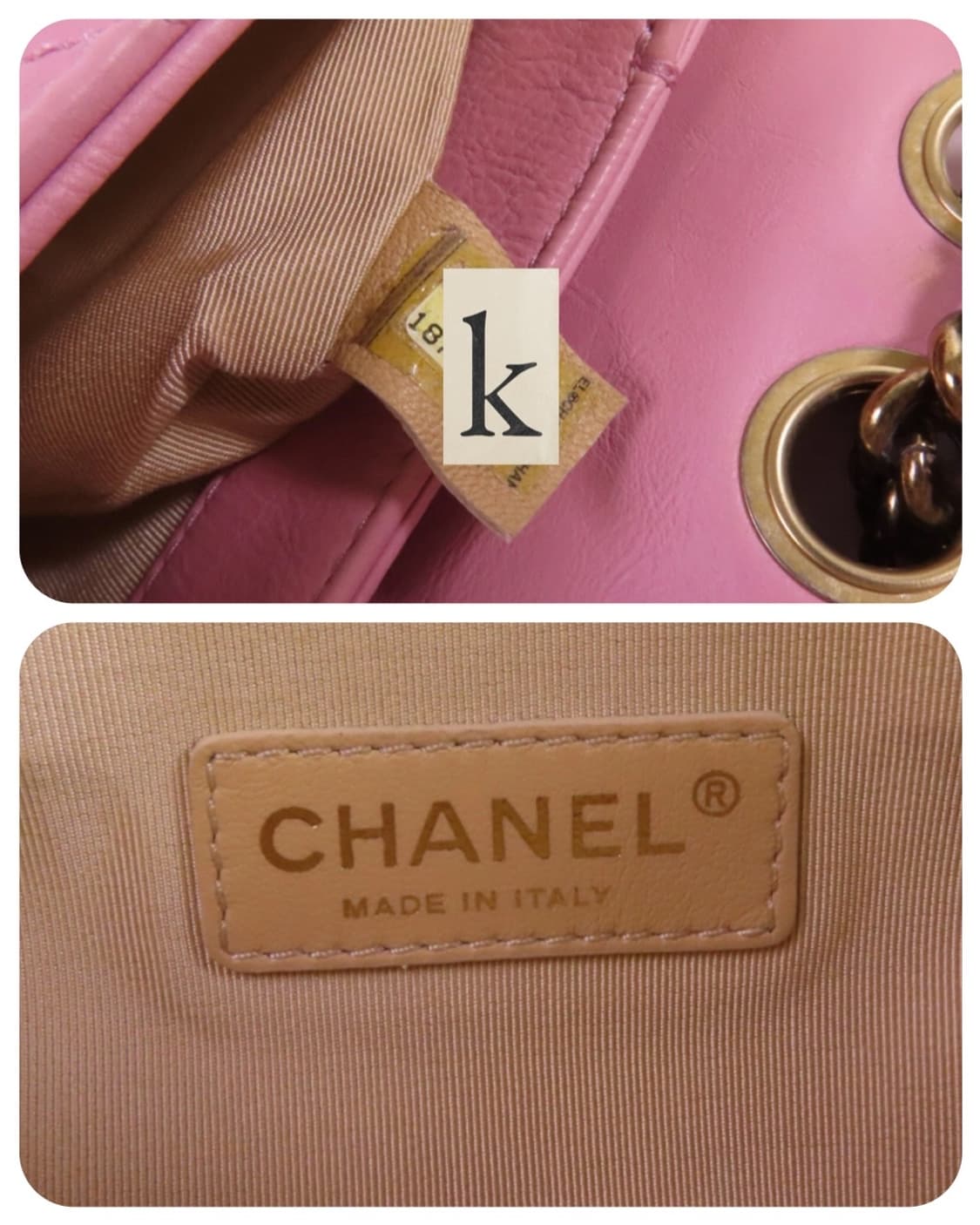 샤넬 CC 체인 숄더백 핑크 상품이미지4