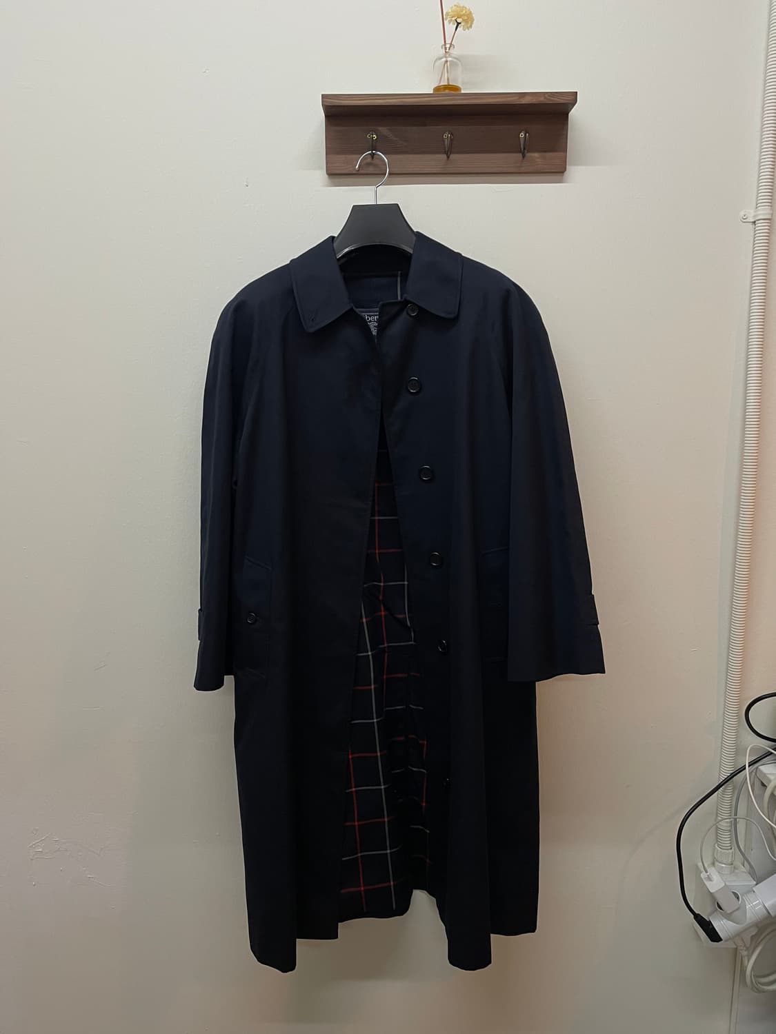 버버리 네이비 트렌치 코트 자켓 상품이미지1