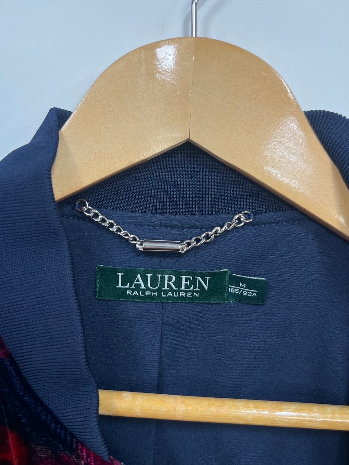 로렌 랄프로렌 플라워 패턴 벨벳 집업 자켓 상품이미지4