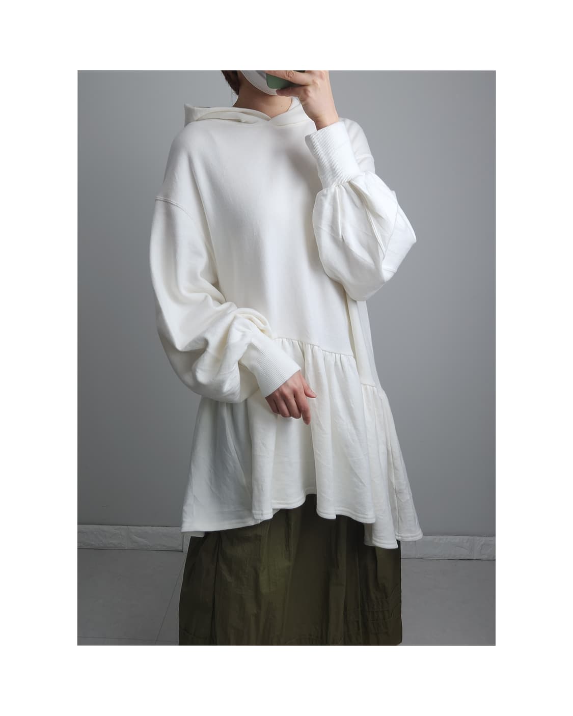 (FURFUR)캉캉 언발 롱 후드 상품이미지1