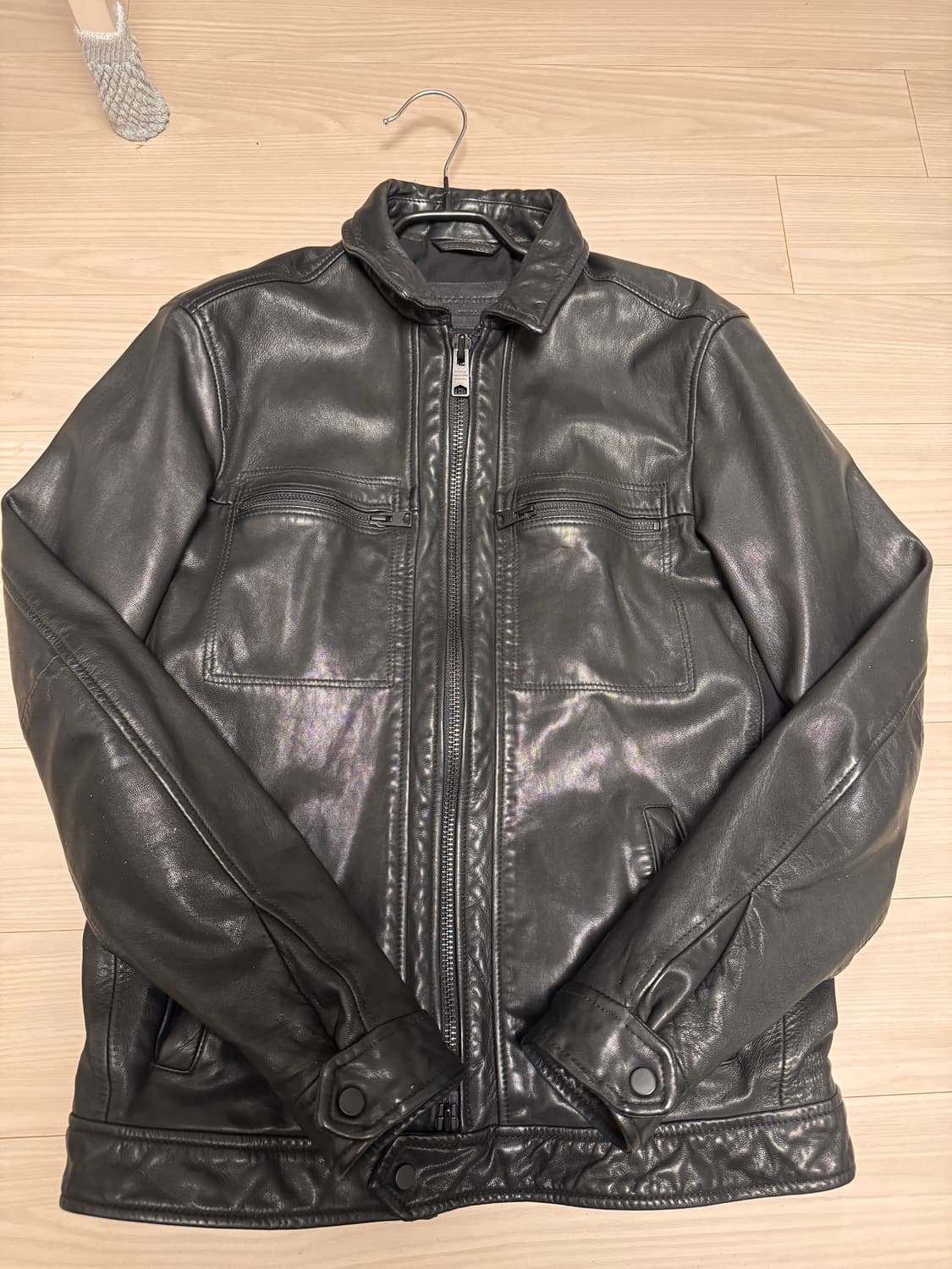 올세인츠 라크 레더 자켓 S 상품이미지1