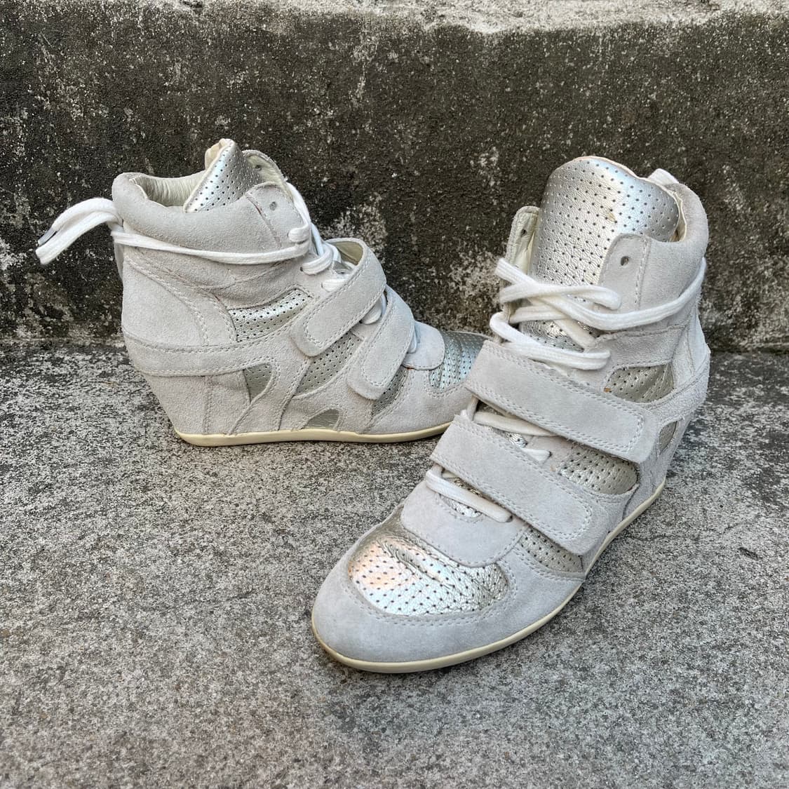 [39] ASH 스웨이드 웨지힐 스니커즈 (250) 상품이미지3