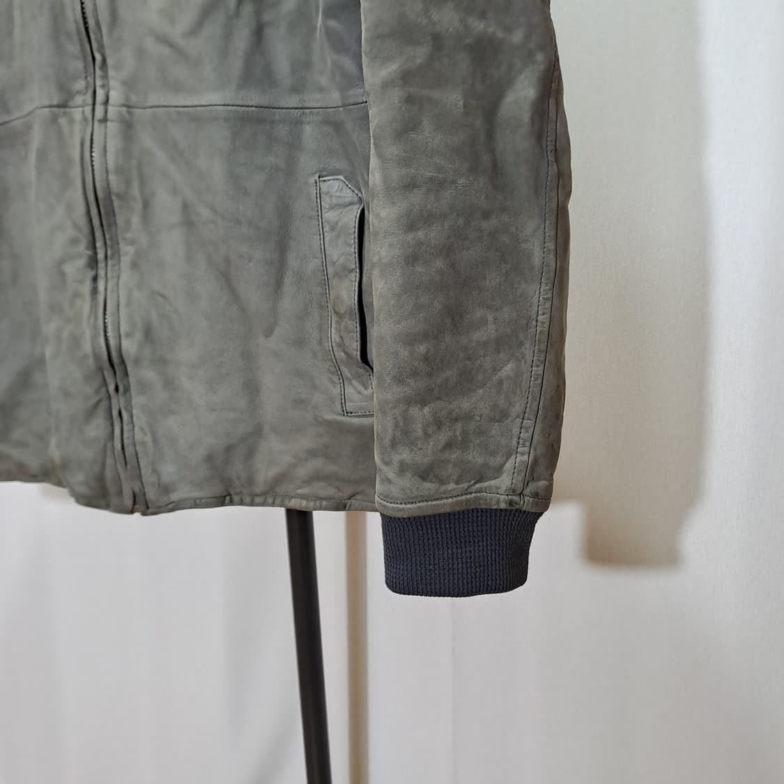 (택포) 시리즈 양가죽 누벅 패딩자켓 105 B261 상품이미지4