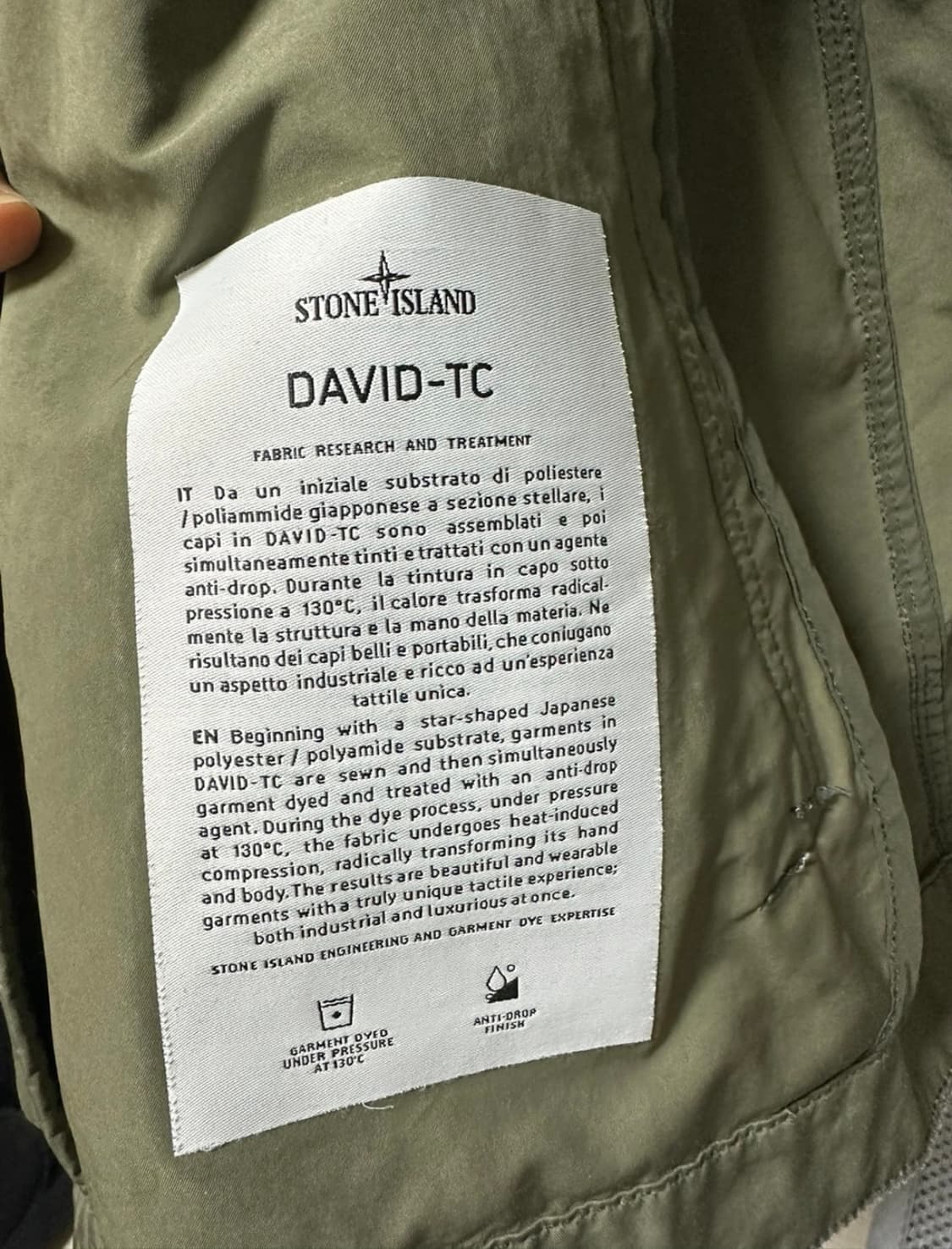 스톤아일랜드 david(다비드) tc 상품이미지3