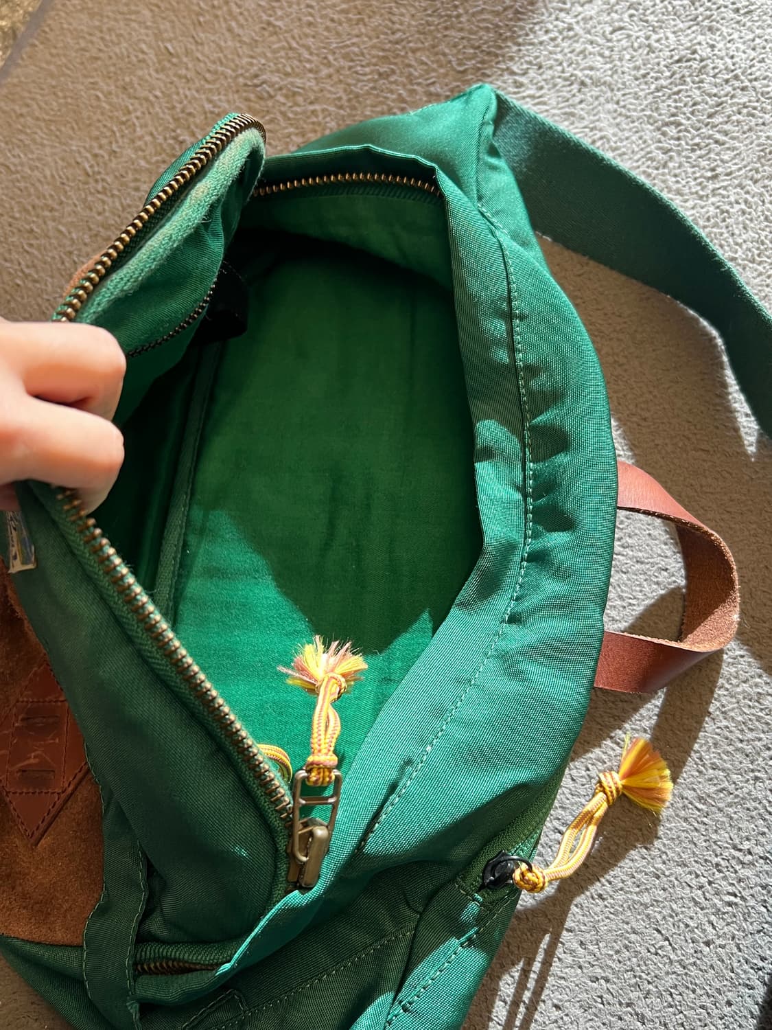 폴로 랄프로렌 스웨이드 트림 웨이스트백 처분  상품이미지2