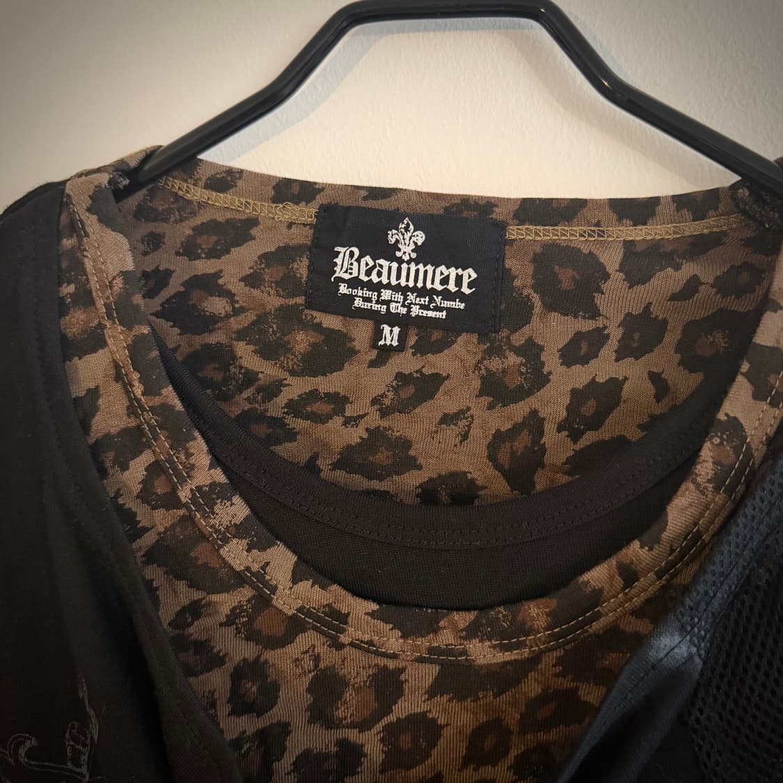 Beaumere leopard layered long sleeve 상품이미지2