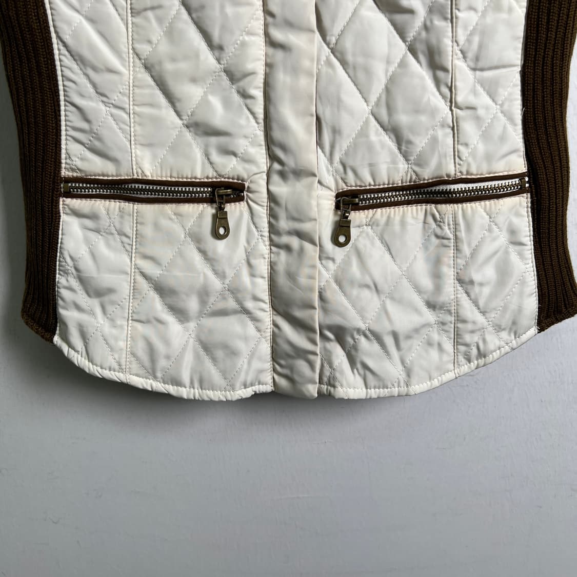 자라 베이직 스웨이드 퀄팅 베스트 S 상품이미지5