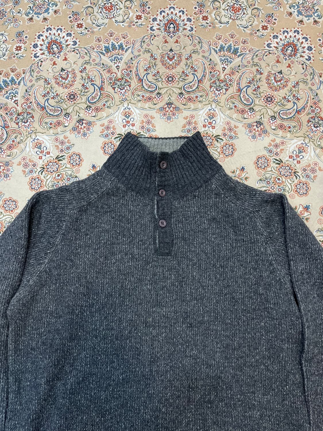 아르마니 익스체인지 패치로고 헨리넥 니트 상품이미지2