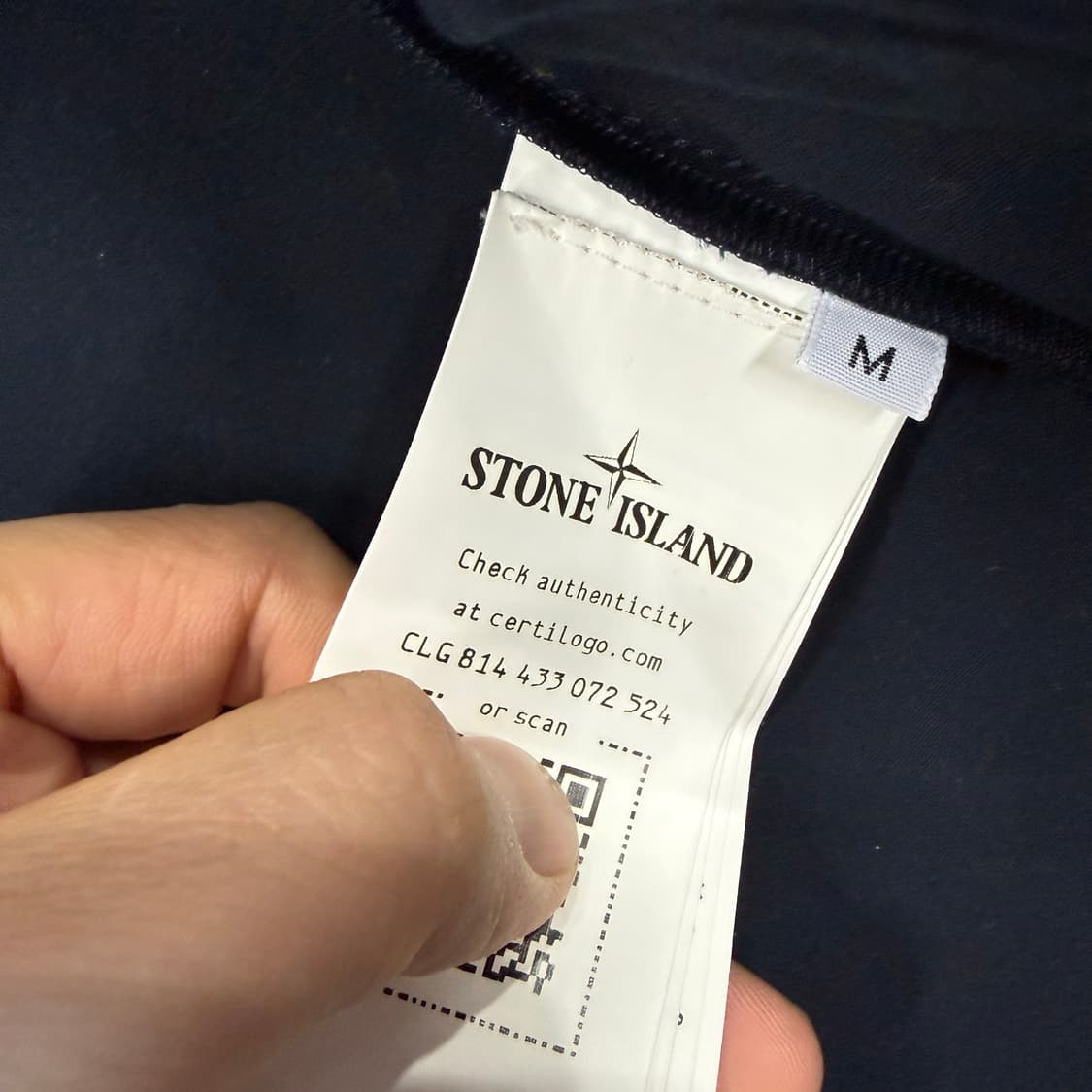 (M)스톤 아일랜드 Stone island 고스트피스 셔츠(네이비) 상품이미지4