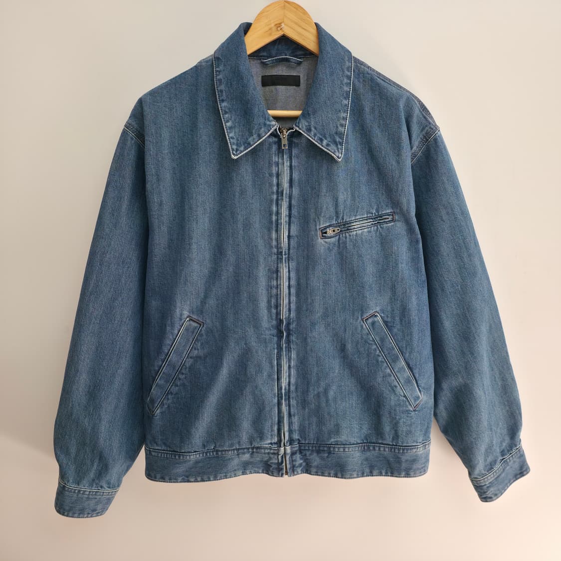 [L] 유니클로 데님 블루종 자켓 상품이미지1