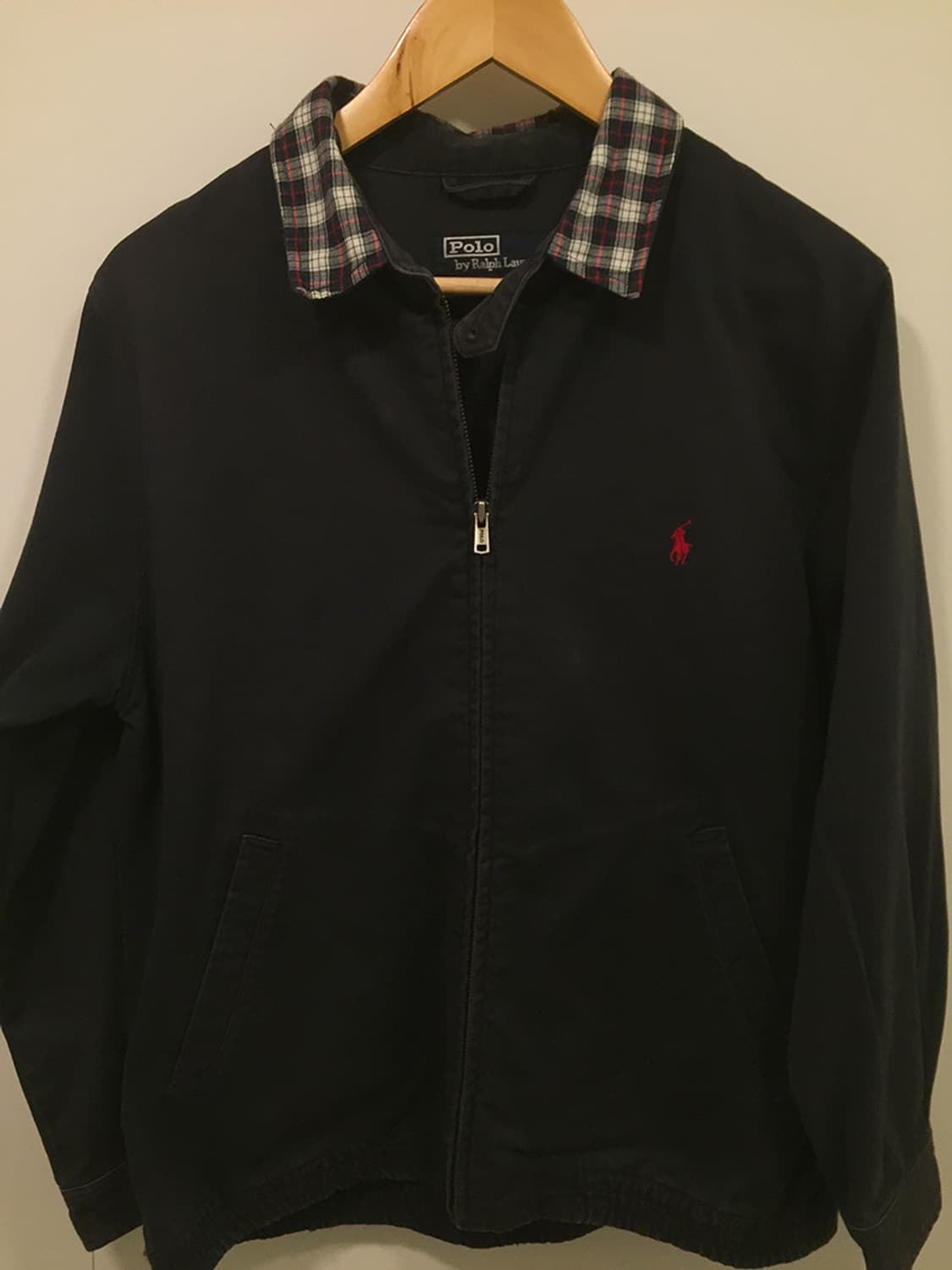 여성 폴로 체크카라 코튼자켓 100 상품이미지3