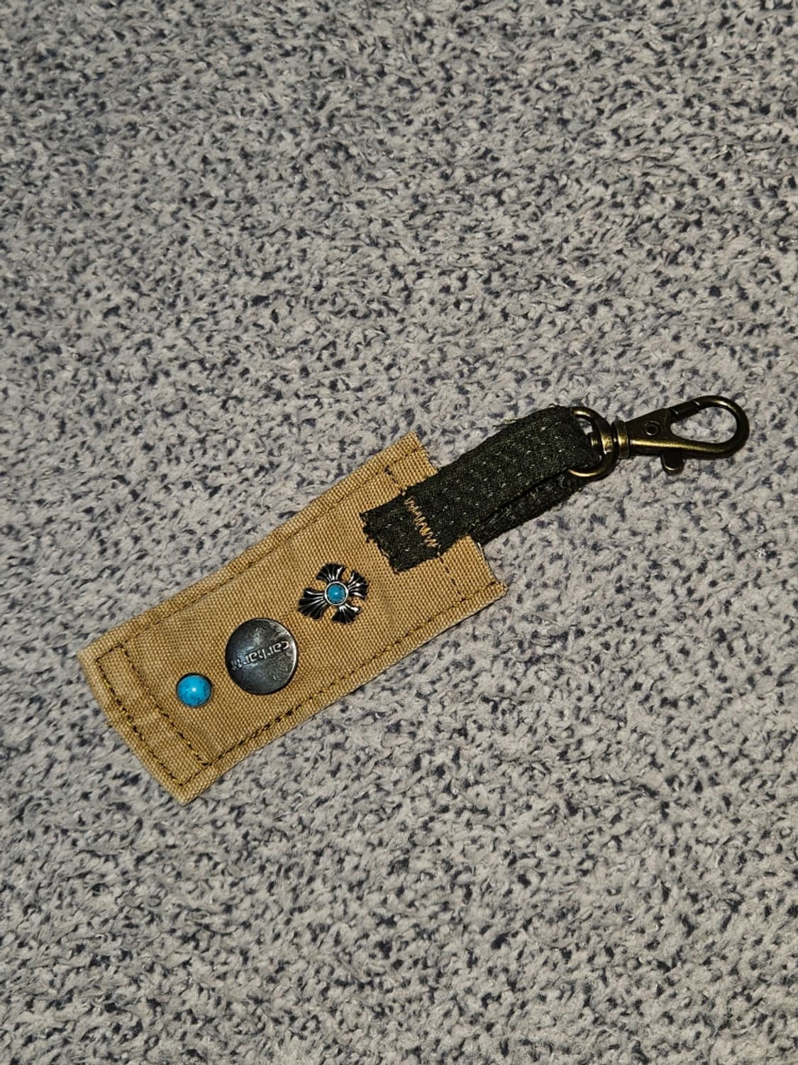 칼하트 버튼 핸드메이드 커스텀 카라비너 키링 (OS) / 11903 상품이미지1