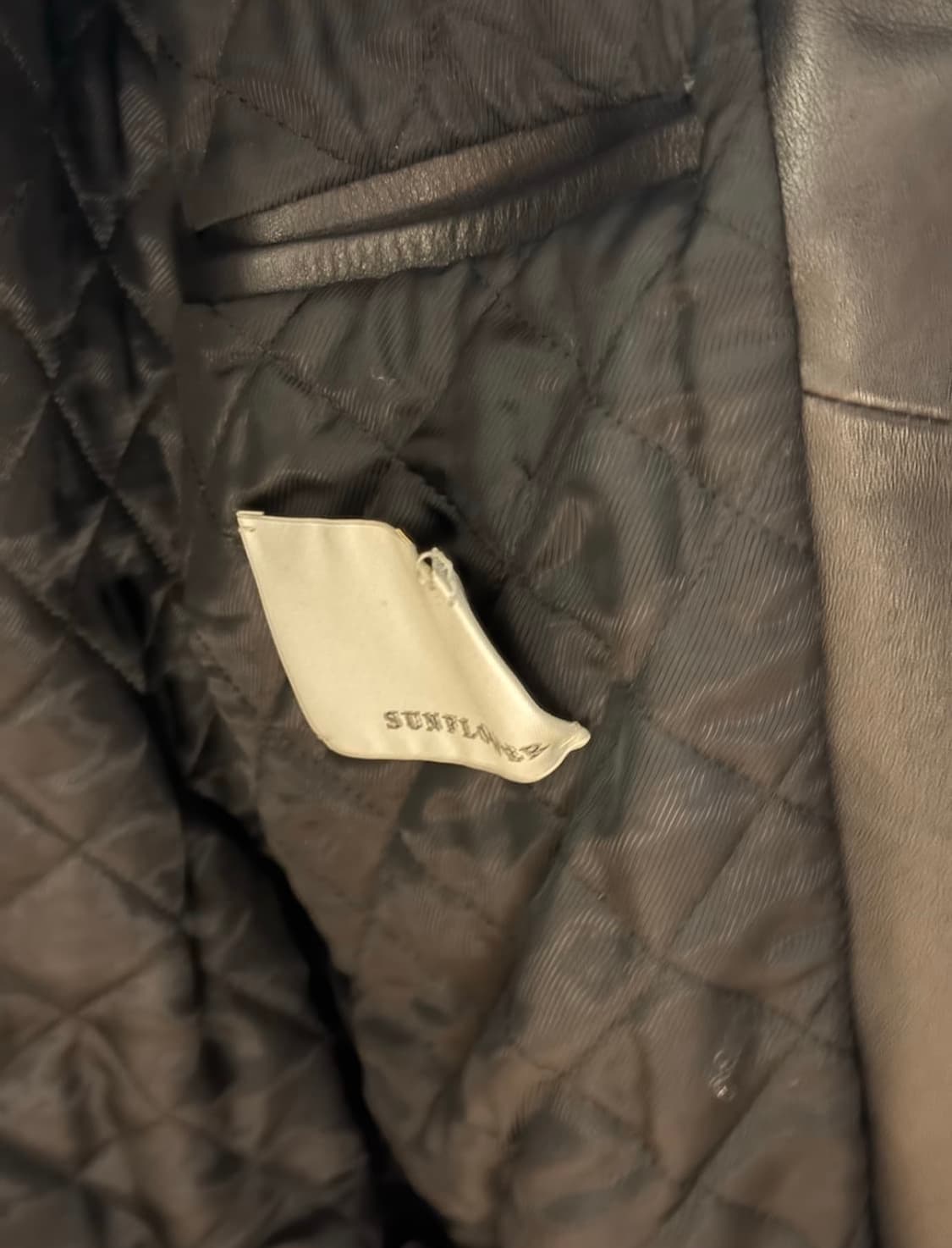 선플라워 90‘s 가죽봄버자켓 상품이미지5