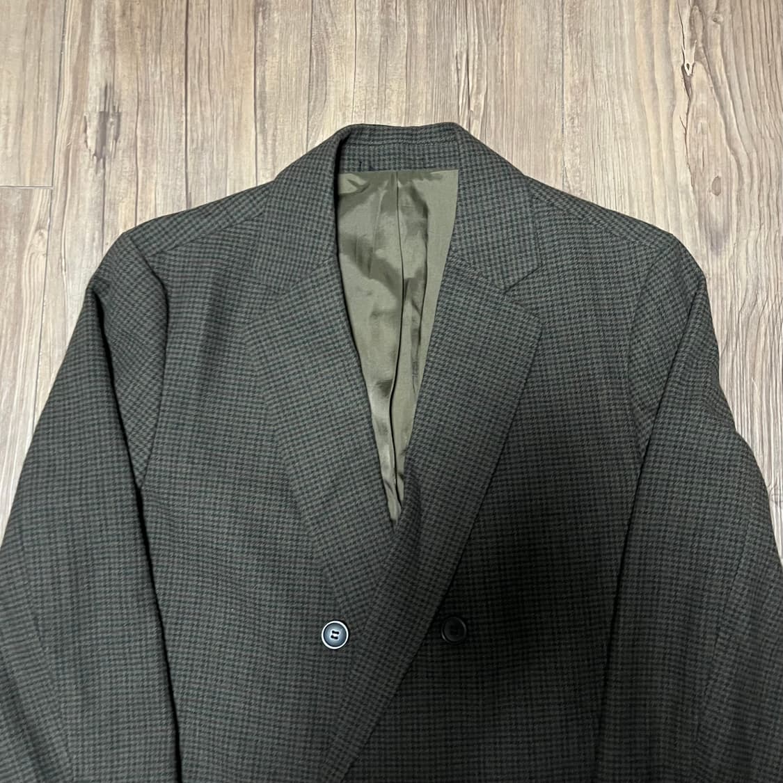 스탠다드 더블 숏카라 자켓(카키브라운) 상품이미지5