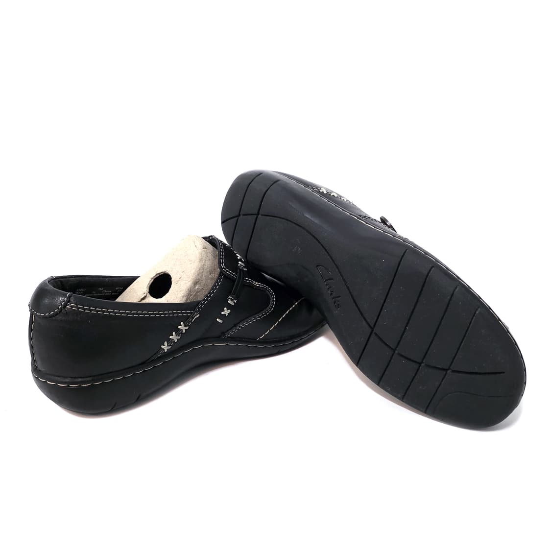 [US7] 클락스 식스티 델타 레더 슬립온 블랙 상품이미지5