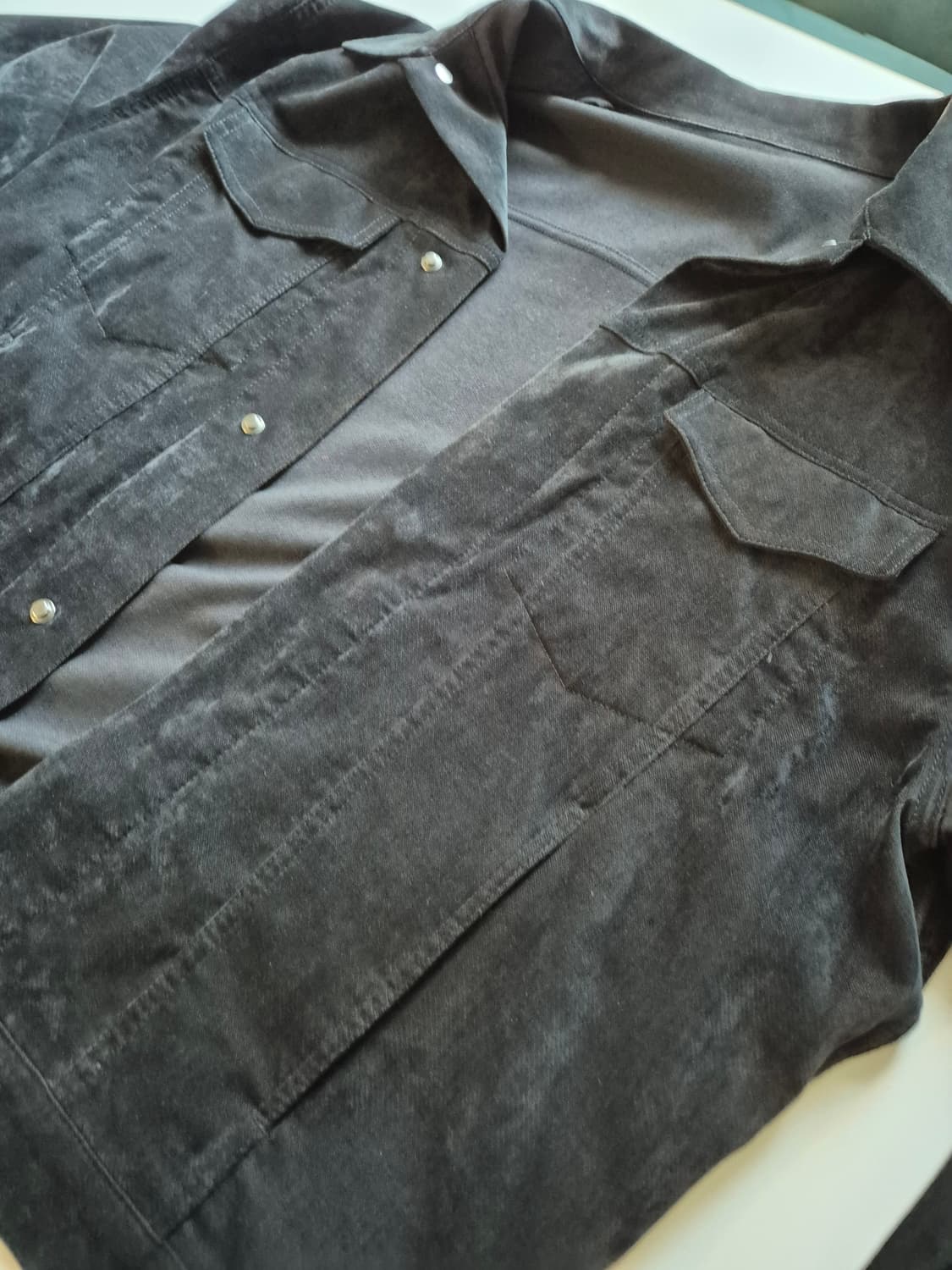 유스 벨루어(벨벳) 트러커 자켓 상품이미지3