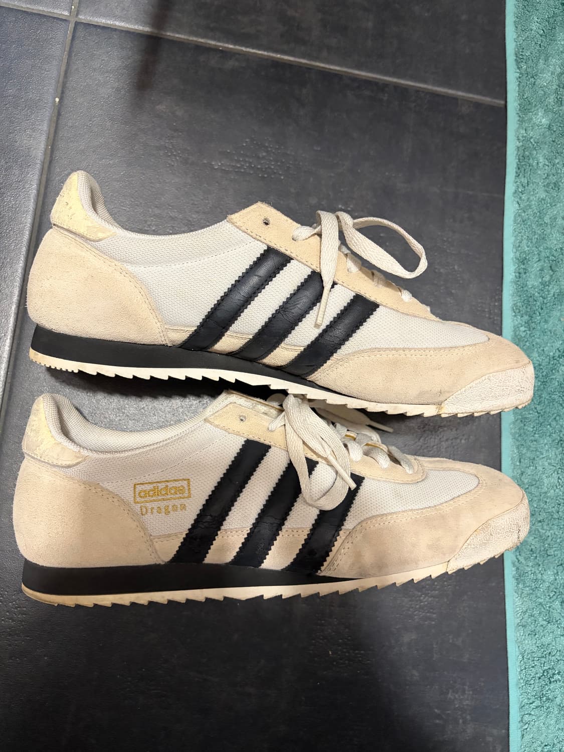 아디다스 드래곤 빈티지 화이트 블랙 상품이미지4