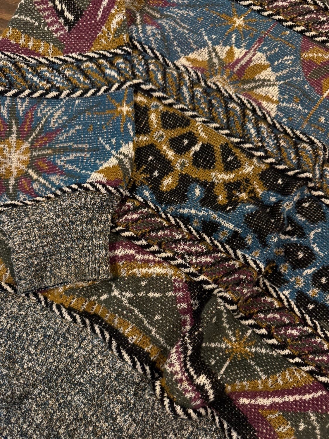 미쏘니 패턴 니트 100 상품이미지8