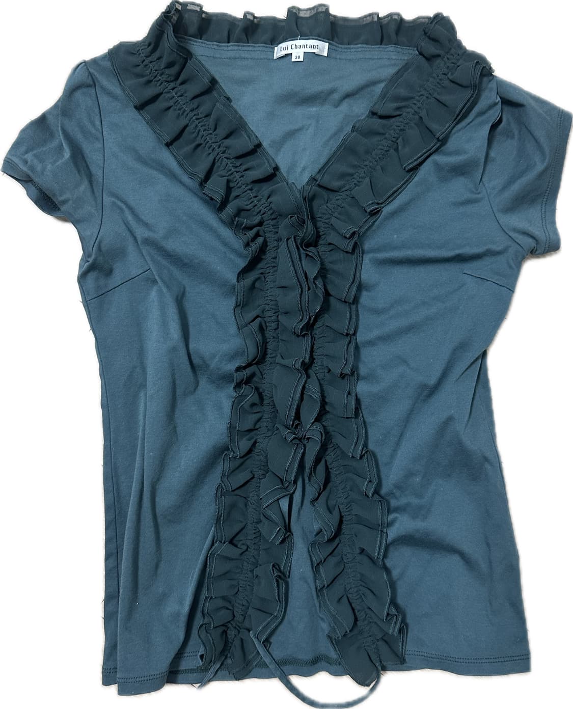 빈티지 프릴 티셔츠 상품이미지1